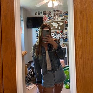 Hollister Cropped Jean Jacket